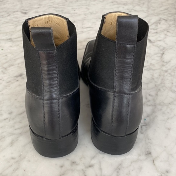 ⚡️Dolce and Gabbana Brushed Calfskin Square Toe Chelsea ankle boot - Size 8.5 - Picture 5 of 11